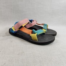 Teva Universal Multicolor Colorblock Sandals Shoes Womens Size 7 Straps 1003987