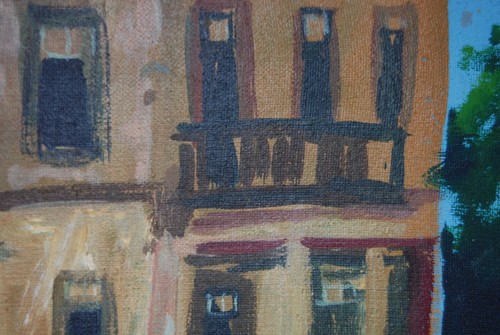 ENMARCADO FIRMADO ORIGINAL ÓLEO ANTIGUO CLÁSICO MANSIÓN HABANA, ARTISTA CUBANO: CASTRILLÓN - Imagen 21 de 24