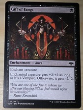 MTG Gift of Fangs Innistrad: Crimson Vow 113/277 Regular Common
