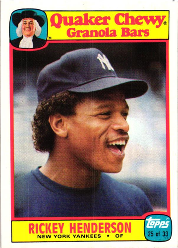 RICKEY HENDERSON (1981-2021) / Pick Your Cards /Buy4+ Save20% - Picture 55 of 248