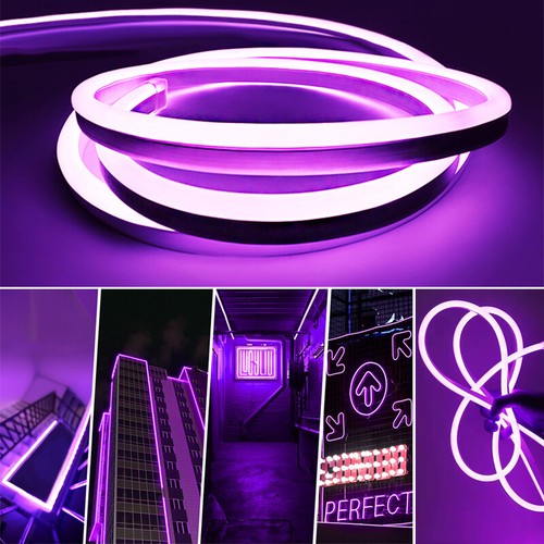 110V Flexible LED Neon Light Strip Waterproof Holiday Home Party Floor Bar Decor - Picture 77 of 83