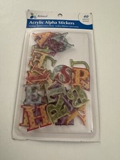 New Scrapbooking Acrylic Alphabet Stickers J29