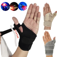 Wrist Support Brace Compression Strap Carpal Tunnel Arthritis Left & Right Hand