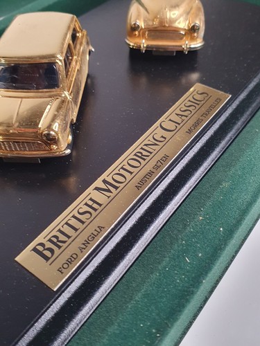 Lledo British Motoring Classics Of The 1960’s 24 Carat Gold plated in BOX - Picture 5 of 9