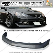 For 02 03 04 ACURA RSX DC5 JDM Mugen Style Front Bumper Lip (Urethane) Black PU