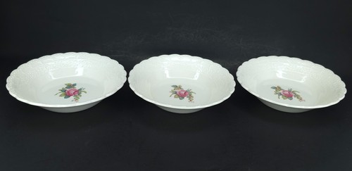 SET 3 Spode Jewel Copeland Billingsley Rose Rosa Dessert Obstschale Ersatz - Bild 6 von 7