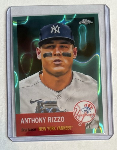 Anthony Rizzo - 2022 Topps Chrome Platinum Anniversary Aqua Lava #437 /299 SP