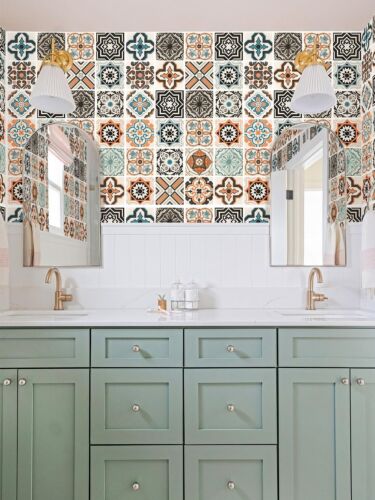 Orainege Tiles Contact Paper Kitchen Backsplash Wallpaper Peel and Stick Self - Picture 5 of 7