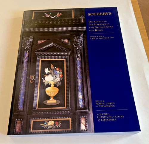 Die Sammlung Der Markgrafen Grossherzöge von Baden (1995) German Auction Sotheby - Picture 4 of 24
