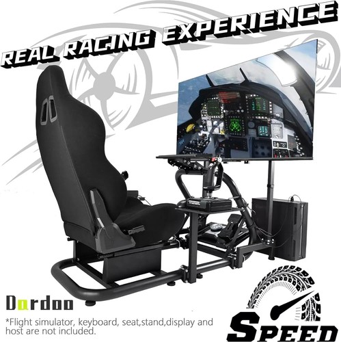 USED-Dardoo TV-Ständer Stehende Monitorhalterung Fit Round Tube Racing Cockpit - Picture 6 of 9