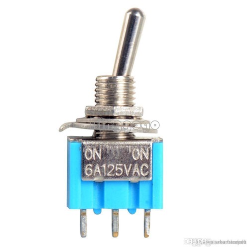 2/5/10PCS Mini MTS-102 3-Pin SPDT ON-ON 6A 125VAC Miniature Toggle Switches Blue - Bild 12 von 16
