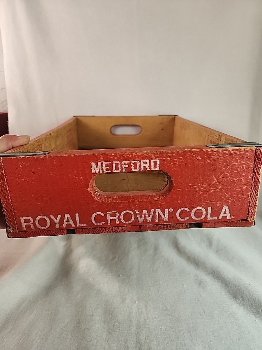 Vintage RC Royal Crown Cola Slot Crate Wooden 18