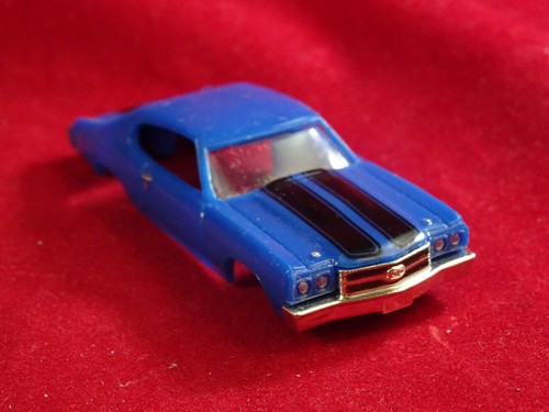 New Blue / Black 1970 Chevy Chevelle  MoDEL MoToRING  T-jet HO Slot Car body  - Picture 7 of 9