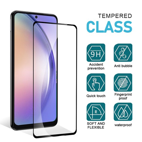 For Samsung Galaxy A12 A13 A14 A54 5G Full Cover Tempered Glass Screen Protector - Picture 27 of 27