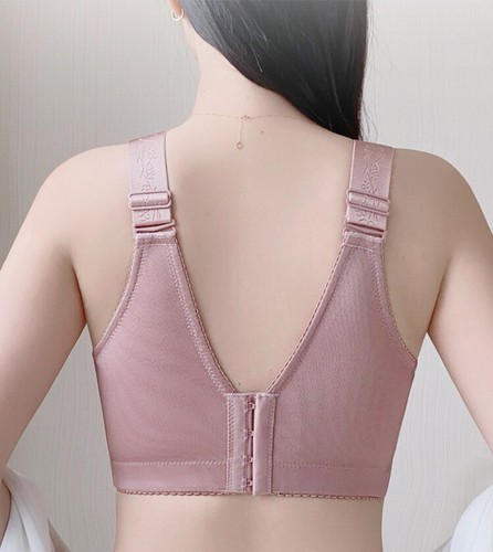 Women Full coverage Bras Floral Wireless Ultra-thin Plus size Underwear 20619 - Picture 35 of 43