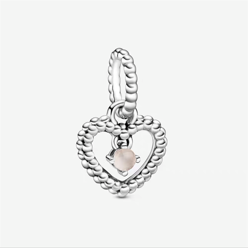S925 Silver Birthstone 12 Month Dangle Heart Charm Gemstone Bracelets Women Gift - Picture 7 of 13