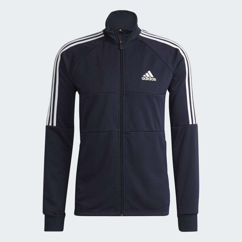 [H28903] Мужская приталенная спортивная куртка Adidas AEROREADY Sereno в 3 полосы, размер sz XS * НОВАЯ*