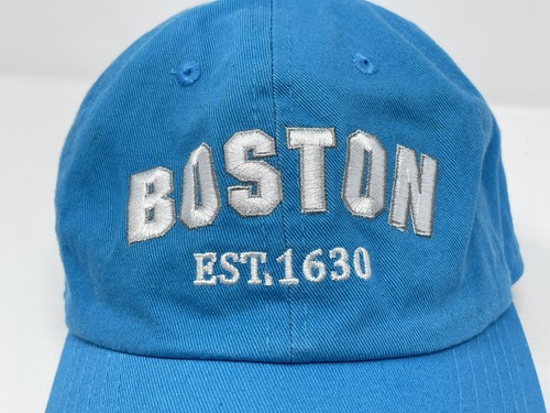 Boston Est. 1630 Damen rosa bestickt Strapback Baseball Cap Mütze - Bild 2 von 9