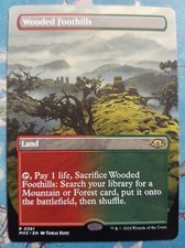 MtG borderless Wooded Foothills (#361) ×1 MH3 - NM FREE NEXT DAY SHIPPING! 