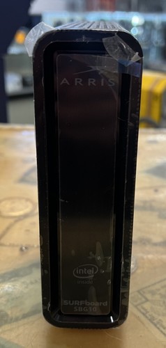 ARRIS SURf Board SBG10 DOCSIS 3.0 16x4 Gigabit Cable Modem & AC1600 Wi-Fi Router - Picture 2 of 10