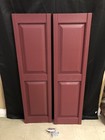 Mid America Standard Williamsburg Double Panel Vinyl Shutter 14.75 X 55 In Wineb