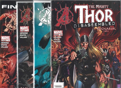 THE MIGHTY THOR LOT OF 4 - #584 #585 #586 #587 FINAL ISSUE (NM-) HIGH GRADE