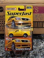 Sealed Matchbox 2005 Superfast SVT LIGHTNING CONCEPT #2 Yellow Blister