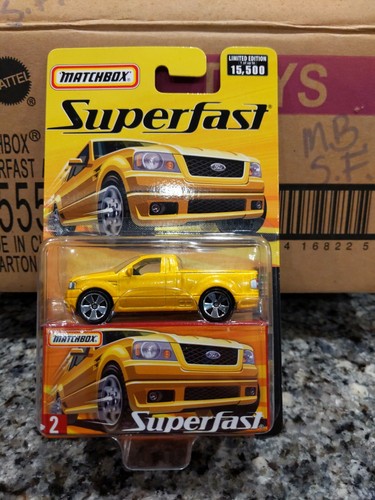 Sealed Matchbox 2005 Superfast SVT LIGHTNING CONCEPT #2 Yellow Blister - Picture 1 of 5