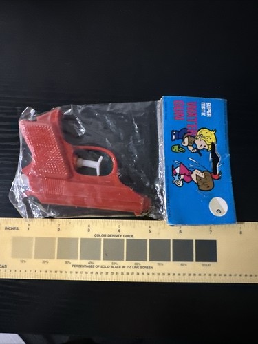 Vintage Toy Water Gun Supermatic Red Kids Toy Water Fun 1960’s Sealed Pkg. - Picture 18 of 20