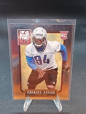 2013 Elite Football Card #157 Ezekiel Ansah 393/999 Rookie CARD RC LIONS SP