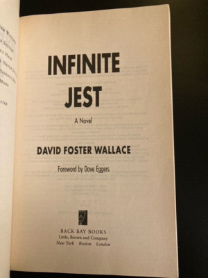 DAVID FOSTER WALLACE PB LOT OF 2 INFINITE JEST/A SUPPOSEDLY