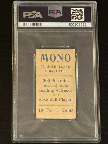 1911 T217 Mono Chet Chadbourn (selten!) PSA Fair 1.5 (Pop:1, höher:7) - Bild 2 von 2