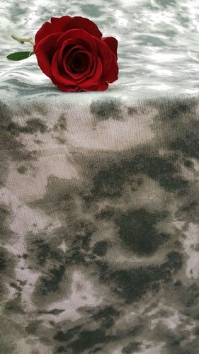 Rayon Challis Crepe Tie Dye Olive Creme Fabric Sold By The Yard Soft Organic - Picture 12 of 12