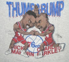 Charles Barkley Rick Mahorn gray T-shirt Unisex All Sizes T-shirt JJ4254