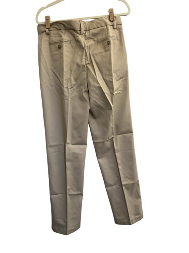 Lands End Boys Sz 18 (14-15yrs) 32WX30L Perfect Chino Khaki Pants Uniform #3481 - Picture 4 of 10