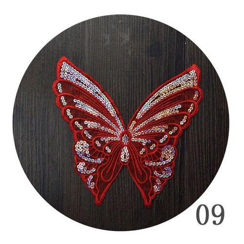 Fashion Butterfly Lace Patches DIY Sew On Embroidery Applique Clothes Accessory - Picture 5 of 20