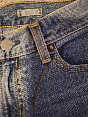 Polo Ralph Lauren Jeans Boys 12 (26x26) Blue Denim Bedford Straight Leg Distress - Picture 9 of 10