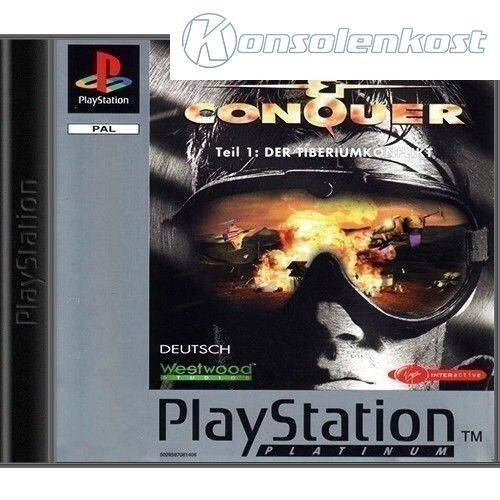 PS1 - Command & Conquer 1 - Tiberiumkonflikt mit OVP sehr guter Zustand - Picture 1 of 1