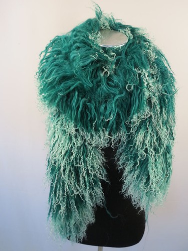 100% Echt Mogolisches Lammfell Schal/ Pelzkragen/ Felltücher/ Pelzcape 160cm Schals - Bild 19 von 24