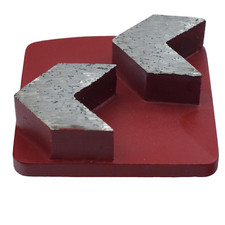 Double 10Mm Thick Arrow Segments Floor Grinding Disc for Redi Lock Husky Walkbeh