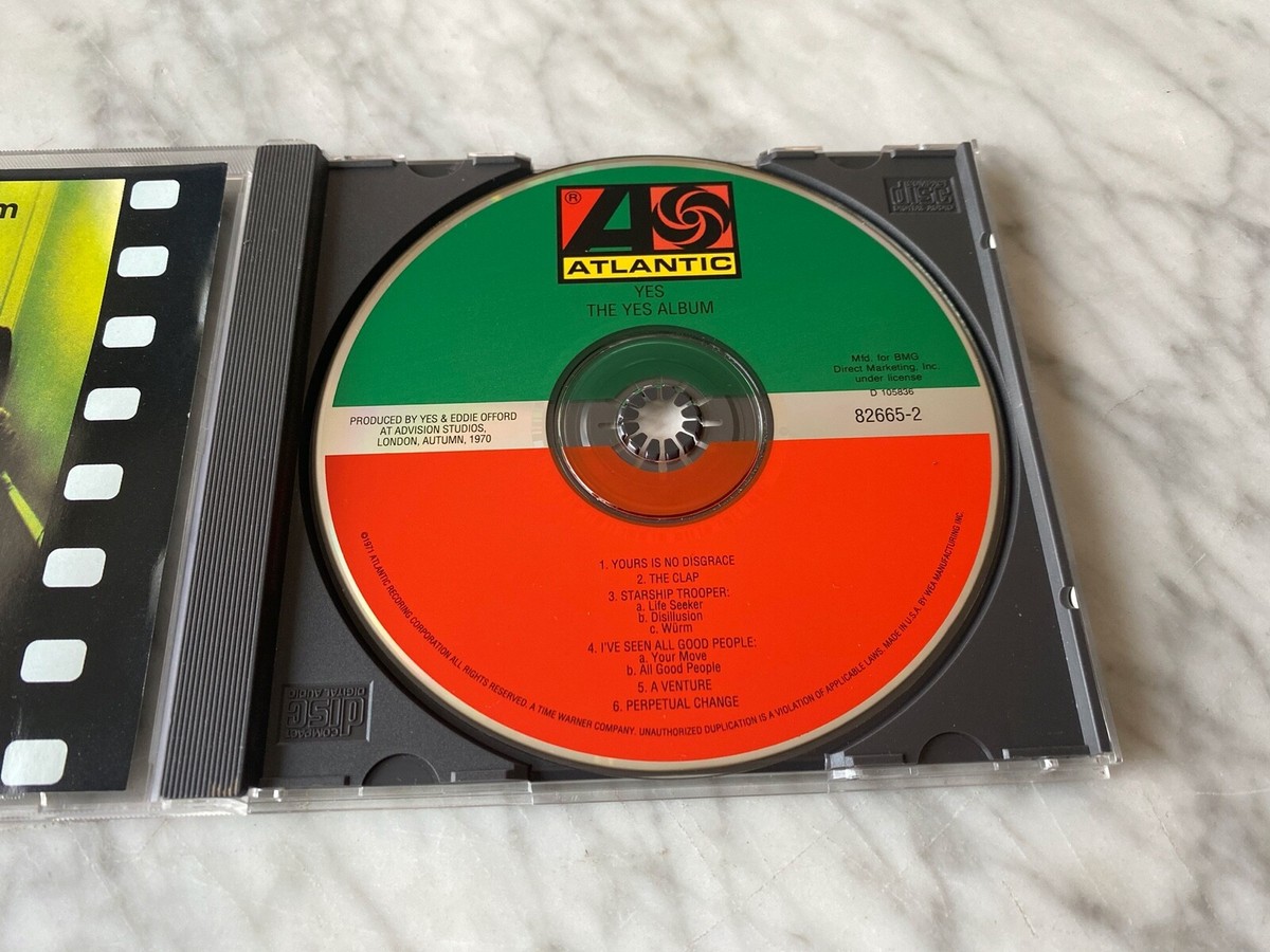 Yes The Yes Album CD EARLY PRESS! Atlantic 82665-2 Jon