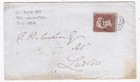 1854 QV 1d PENNY RED STAMP C1 SCARCE PLATE157 ON WESLHPOOL WALES COVER