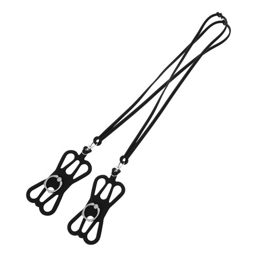 2 Stück Silikon-Handyhalter, Smartphone-Umhängeband, verstellbares