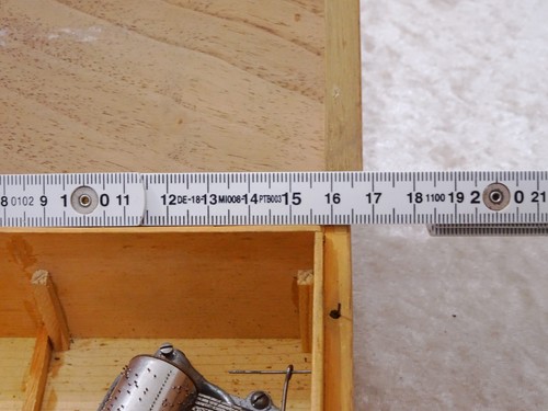 Antikes Holz Kästchen Box Schatulle mit Thorens Spieluhr - DEFEKT - Intarsien - Bild 5 von 9