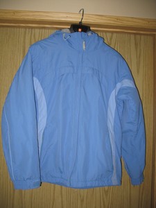 columbia light blue jacket