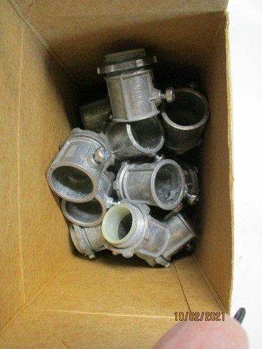 25 NIB Neer brand model TCI-502 3/4" set screw EMT connector insulated throat - Picture 2 of 4