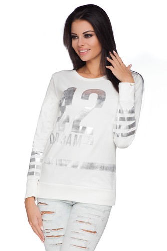 Womens Pullover 42 Print Jumper Active Casual Top Blouse Sweater Size 8-12 1976 - Picture 7 of 11