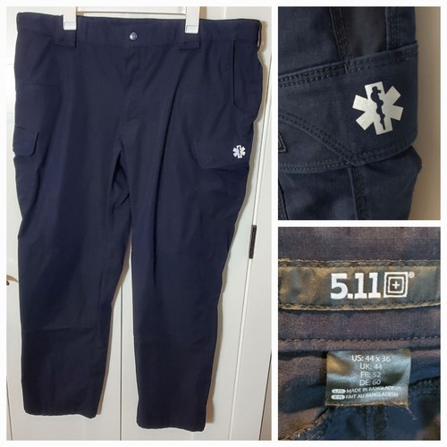 5.11 Tactical Mens 44x32 EMT Uniform Cargo Pants Navy Blue Ripstop Paramedic EUC eBay