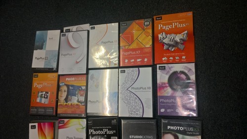 Job Lot Serif WebPlus, PhotoPlus, PagePlus, DrawPlus, MoviePlus etc Software CDs - Picture 2 of 6