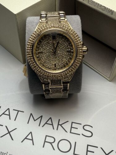 Michael Kors Camille Gold Pave Dial Stainless Steel Quartz Ladies Watch MK5720 - Picture 2 of 5
